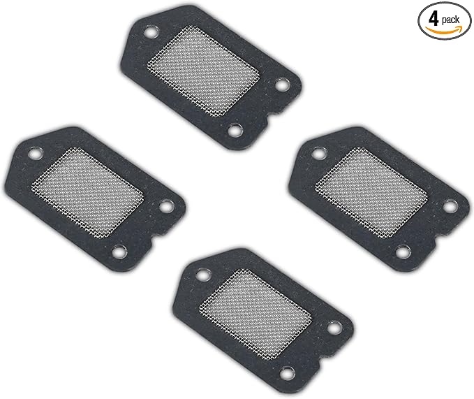 SRM-225 Spark Screen and Gasket (4 Set) Fit for Echo 14586240630 Muffler Spark Arrestor Screen, Echo 14586642031 Muffler Gasket Parts