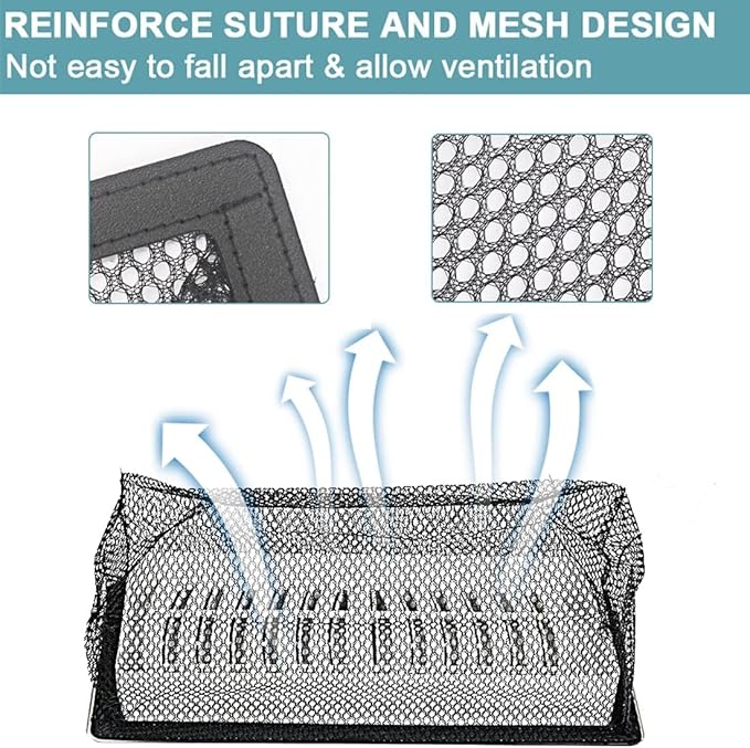 Floor Register Cover Trap, Floor Air Vent Cover Screen for Home Air Vent Filters 5-Pack Floor Vent Mesh Filters Net Trap (6 x 14 Inch)