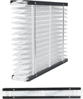 VEVOR 16x28x4 Furnace Air Filter, MERV 13 Pleated HVAC AC Replacement, Electrostatic 12-Month Air Cleaner, 2-Pack (Actual Size: 16.34x27.76x3.98 in), for Improving Home Indoor Quality