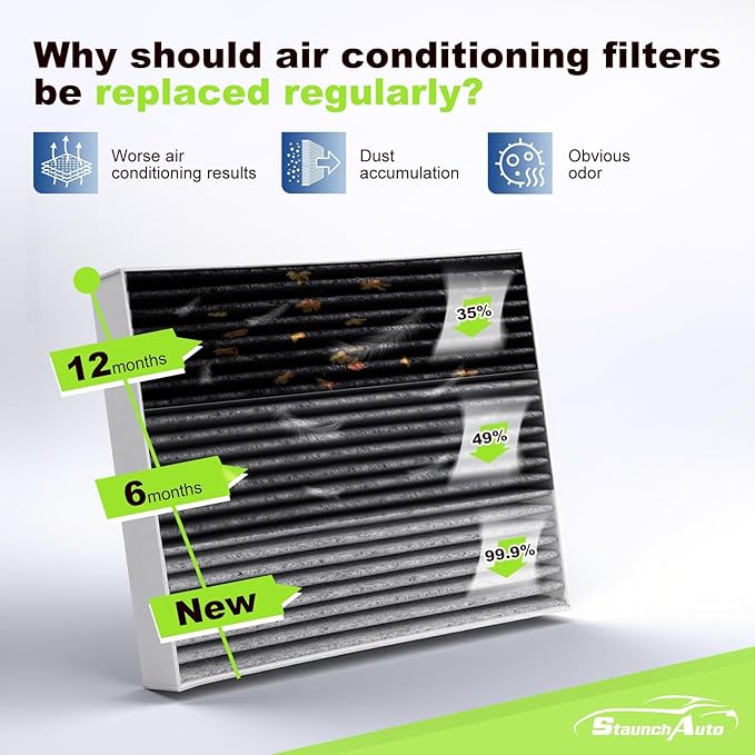 Engine and Cabin Air Filter Combo for Mazda 2024 2025 2026 CX-90,2025 2026 CX-70 Engine Air Filter Replacement Car Accessories #KR9P-61-J6X PXFV133A0 2-Pack