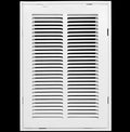 HVAC Premium 10 x 20 Duct Opening Steel Return Air Filter Grille, for 1-inch Filter, Removable Door, Flat Stamped HVAC Vent Cover Grille, Outer Dimensions 12.5 x 22.5