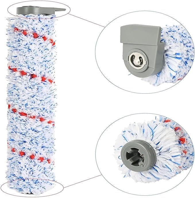 Hand-held Floor Scrubbers Roller Brush Hepa Filter Sponge Parts。Compatible for Tineco IFloor S/IFloor / HF10E-01 。Wet Dry Vacuum Cleaner Replacement Spare (Color : Set F)