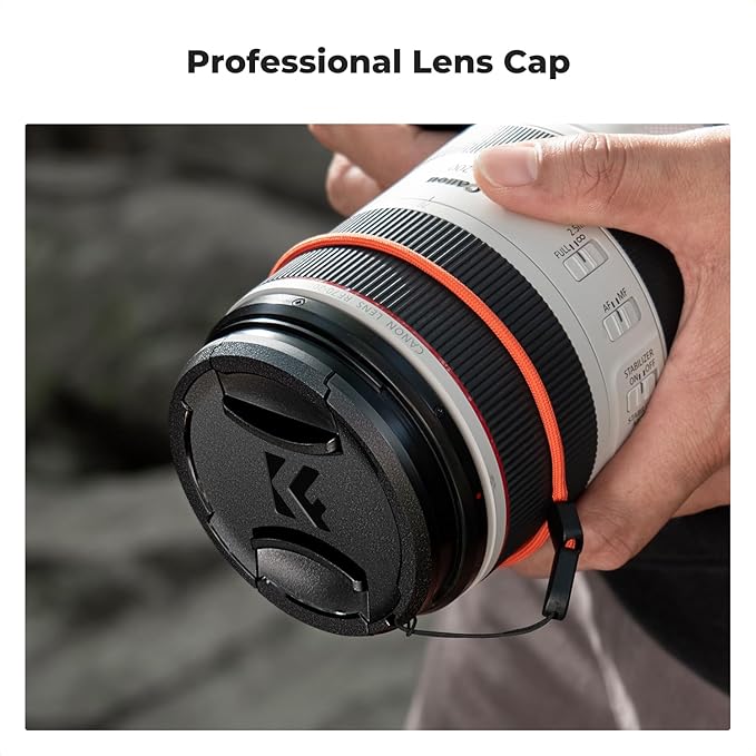 K&F CONCEPT 40.5mm Black Diffusion 1/4 Filter + Lens Cap, Mist Cinematic Effect Filter with 18 Multi-Layer Coatings for Video/Vlog/Portrait Photography (K-Series)