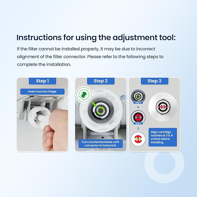 GLACIER FRESH Water Filter LT1000PC Replacement for Refrigerator, Compatible with MDJ64844601, ADQ747935 ADQ74793504 Water Filter (6 Pack)