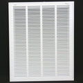 HVAC Premium 20 x 25 Duct Opening Steel Return Air Filter Grille, for 1-inch Filter, Removable Door, Flat Stamped HVAC Vent Cover Grille, Outer Dimensions 22.5 x 27.5