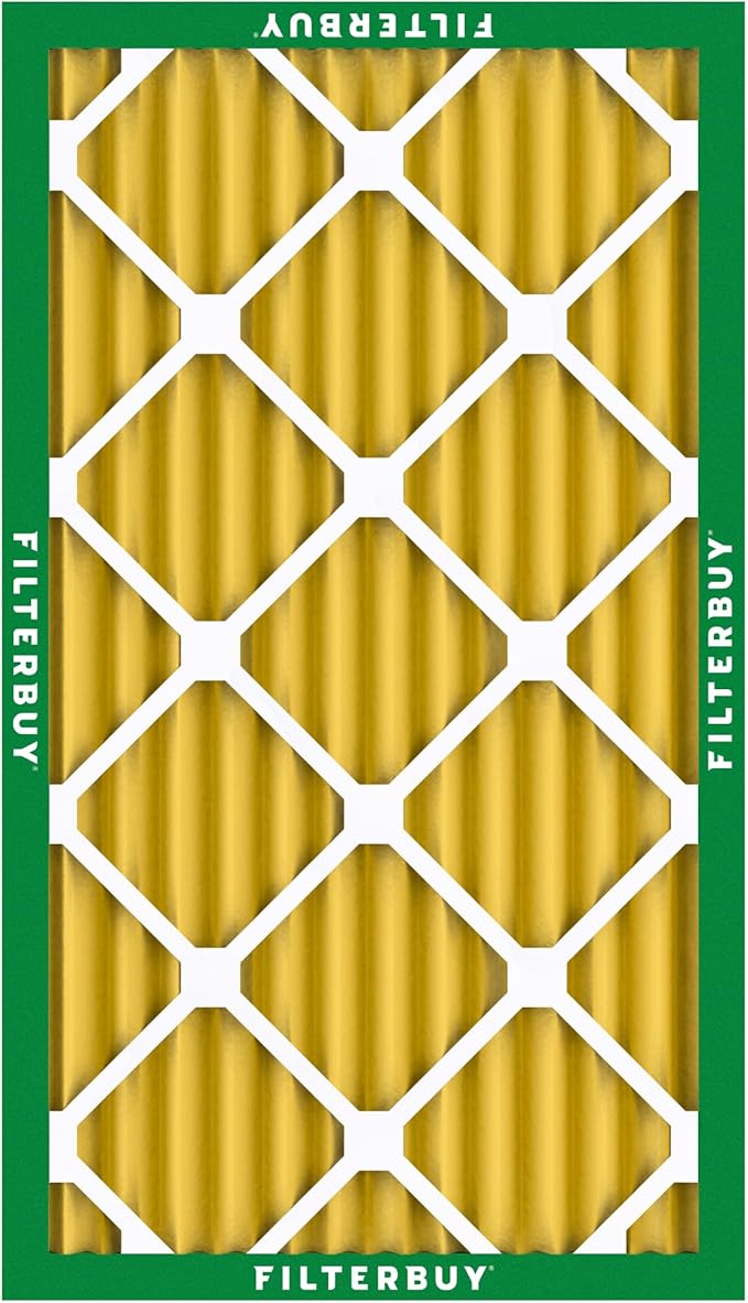 Filterbuy 20x30x2 Air Filter MERV 11 Superior Pet & Allergy Defense (2-Pack), Electrostatic Pleated HVAC AC Furnace Filters Replacement, Made in USA (Actual Size: 19.75 x 29.75 x 1.75)