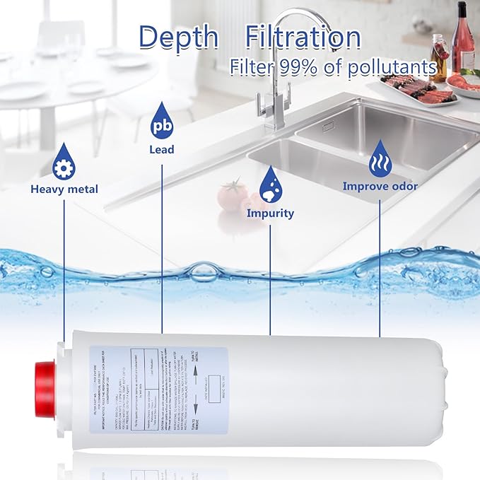 513,00-C (3 Packs-No Chip),Compatible with EzH2O Replacement Bottle Station High Capacity 3000 Gallon, EWF3000 for 513,00-C ERF750, 51299C, 55898C