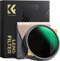 K&F CONCEPT 77mm Variable ND2-32 & Circular Polarizing 2-in-1 Filter for Camera Lens, Waterproof & Scratch Resistant 36 Multi-Coated Lens Filter (Nano-X PRO Series)