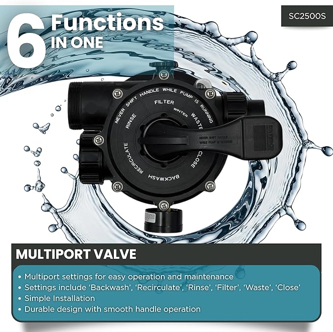 HALF OFF PONDS Simply Clear Koi Pond Filter System with 2HP Blower, UV Clarifier & 3,200 GPH Pump – Filters Ponds Up to 2,500 Gallons – Complete Kit with Bio Media, Multiport Valve, Gauge