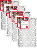 True Blue 14x30x1 MERV 11 Allergen Air Filter (4-Pack) | Electrostatic Pleated HVAC Furnace Air Filter | Replacement Filter for Home Use | Made in USA