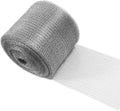Wire Mesh for Mice Control 5IN X 53Ft,Hole Fill Fabric,Upgraded Stainless Steel Wire Mesh Roll, Weep Holes Covers, Flexible Stretchy Fabric for Garden House and DIY, Rodent Barrier