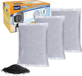 KEEPOW Activated Charcoal Odor Absorber, Trash Can Deodorizer, Diaper Pail Deodorizer, Odor Filter Refill for iTouchless 8 Gallon & Larger for iTouchless 13 Gallon Trash Can Diaper Garbage Can, 3Pack