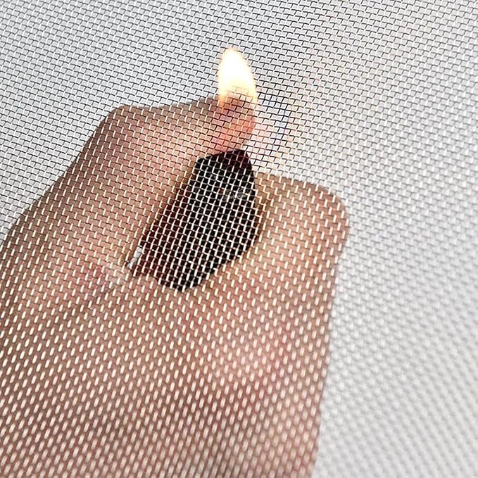 Stainless Steel Woven Wire Mesh, 304 Steel Wire Cloth, Insect Screen, Air Vent Mesh, Metal Mesh Sheet, Wire Netting Roll, Mesh Screen for Filter, Window, Garden