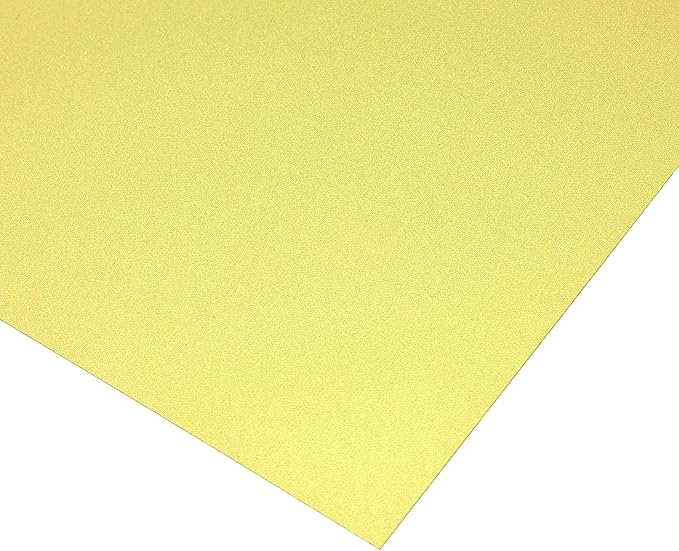 uxcell 4Pcs A4 Gel Light Lighting Filter Overlay Transparent Color Correction Plastic Vinyl PVC Sheets Photography Television Matte Yellow,0.5mm