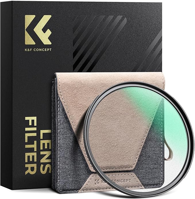 K&F CONCEPT 82mm Black Diffusion 1/8 Filter Mist Cinematic Effect Black Diffusion Filter with 36 Multi-Layer Coatings for Video/Vlog/Portrait Photography (XPRO Series)