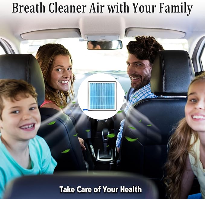CF12155 Cabin Air Filter With Activated Carbon For 2019-23 S60, 2017-23 S90, 2019-23 V60, 2020-23 V60 Cross Country, 2018-21 V90, 2017-23 V90 Cross Country, 2018-23 XC60, 2016-23 XC90,