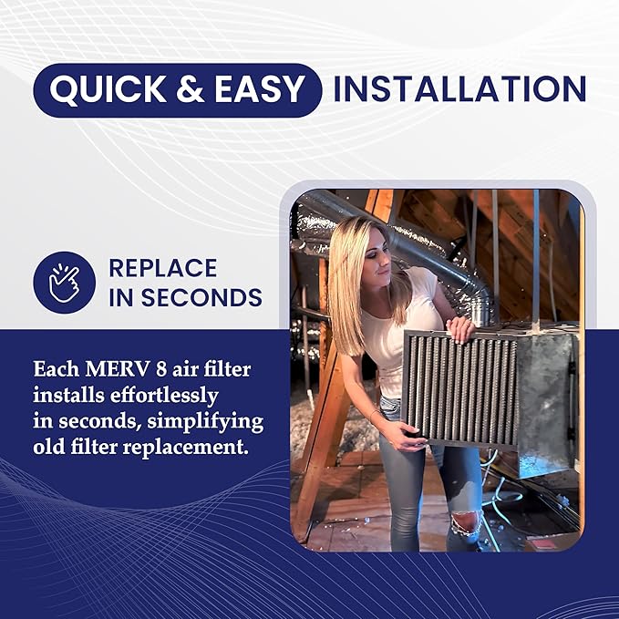 | Merv 8 | Washable & Reusable AC/Furnace Filter | Lifetime HVAC & Furnace Air Filter | Washable | Superior particle-holding Ability | Premium Quality Aluminum | 14x30x1