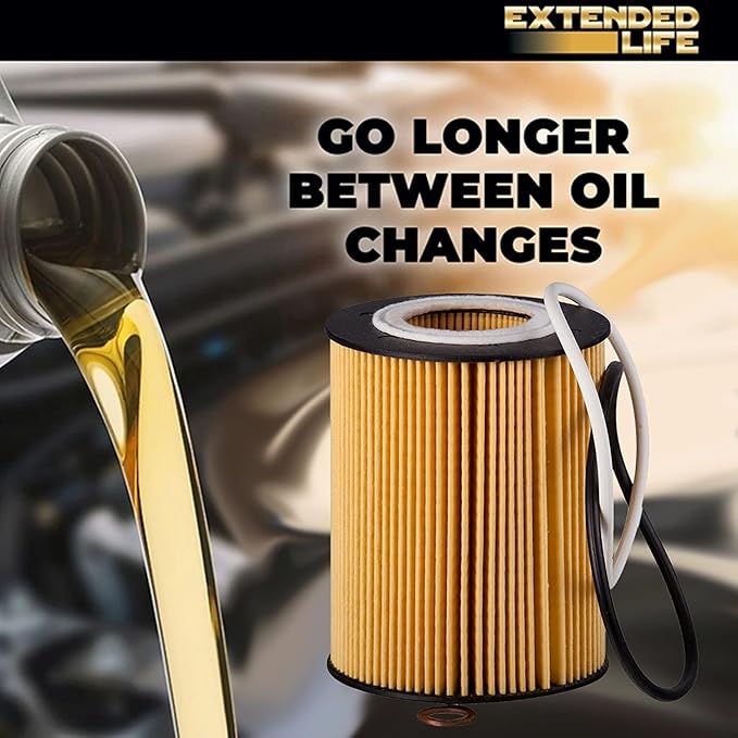 Premium Guard Extended Life Oil Filter up to 10k Miles PG5702EX | Fits 2018-2025 Lexus LC500, 2015-2024 RC F, 2022-2025 IS500, 2007-2021 Toyota Tundra, 2008-2022 Sequoia