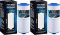 POOLPURE PLF6CH-960 Spa Filter Replaces PJW60TL-F2S, Jacuzzi Filters J-300, J400, Filbur FC-2800, 6540-476, 6540-383, Hot Tub Filter with Closed Handle(Not be Removed) 1PACK (Pack of 2)