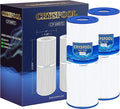 Cryspool® 04072 Filter Compatible with PRB25-IN Hot Tub Filter, C-4326, FC-2375, 3005845, R172327, R173429, 33521, 25392, 817-2500, 5X13 Drop in Spa Filter, 2 Pack