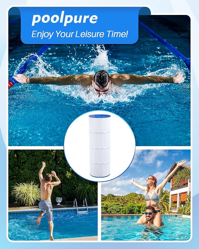 POOLPURE Replacement Filter for Hayward C500, CX500-RE, PA50, Ultral-A11, PP-A11, Unicel C-7656, Filbur FC-1240, FC-0625, FC-0620, 50 sq.ft Filter Cartridge