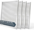 BPS1FA30 Range Hood Grease Filter 11-3/4" x 14-1/4" (4-Pack) Multi-layer Aluminum Mesh Filter,Replaces 99010299 NuTone Allure 30" WS1 QS2 and Broan QS1 30" by oneket