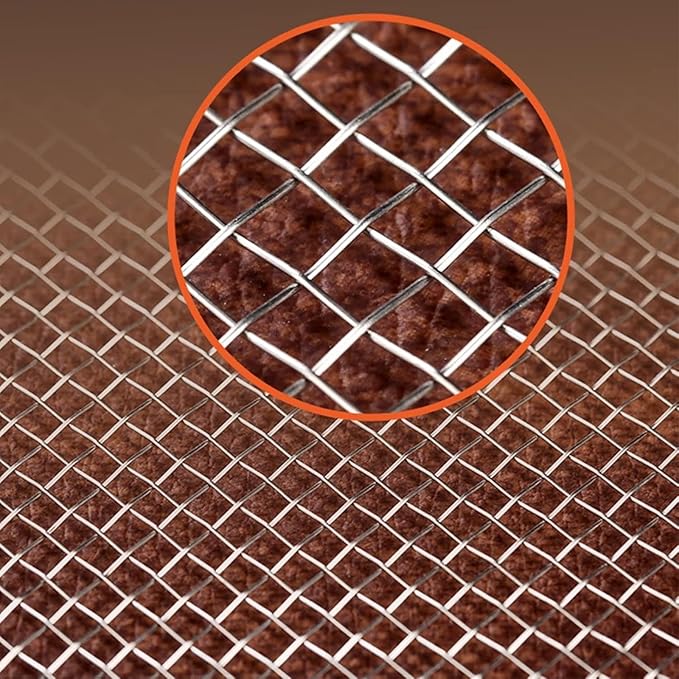 Stainless Steel Woven Wire Mesh, 304 Steel Wire Cloth, Insect Screen, Air Vent Mesh, Metal Mesh Sheet, Wire Netting Roll, Mesh Screen for Filter, Window, Garden
