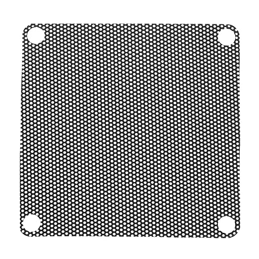 MECCANIXITY 20PCS PC Dust Filter, 70mmx70mm PVC Computer Case Cooler Dustproof Mesh Cover Fan Grills for Computer Chassis Speaker, Black