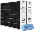 Lennox X6675 20x25x5 Air Filter, Lennox Healthy Climate Carbon Clean Merv 16 Home Furnace Filter for HVAC system 2 Pack with Cleaning Cloth