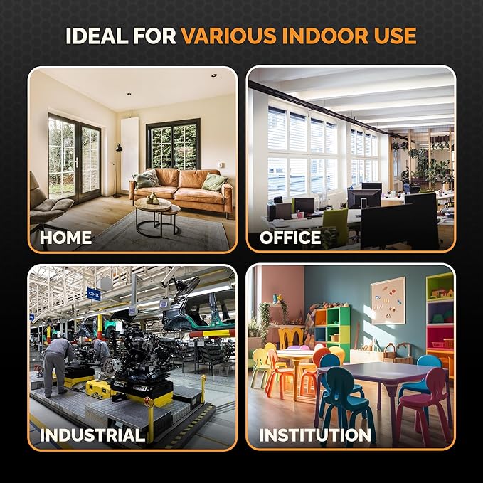 Tiger Tough 16x20x2 Air Filter MERV 8 MPR 600-800, High-Performance Pleated HVAC AC Furnace Filter Replacement for Home, 4-Pack