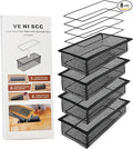 4 x 8'' Floor Vent Cover Trap, Floor Vent Screen Net for Home Floor, Air Vent Filter Mesh Catches Coin, Toys, Pet Food and Hair, Keeps Duct Cleaning - with Spreader Bar 4 Pack