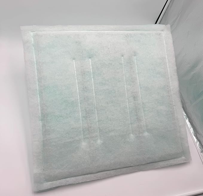 Spray Booth Intake Tacky Filter Panel, Internal Frame (20/case, 20" x 20")