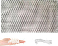 Balcony Privacy Screen 3.6' x 49.2' UV Protection 96% Outdoor Dog Fence, with Grommets, for Deck, Patio, Backyard, Outdoor Pool, Porch, Railing, Weaving Pattern