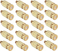 20pcs High Pressure Atomizer Nozzle Brass Misting Nozzles for Outdoor Cooling System, Landscaping, Greenhouse Irrigation, Air Humidification, Anti-Drip Fogging Spray Head(0.016"/0.4mm)