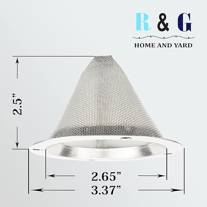 4 PCS-Cone-Type Spark Arrestor Screen 2.8”