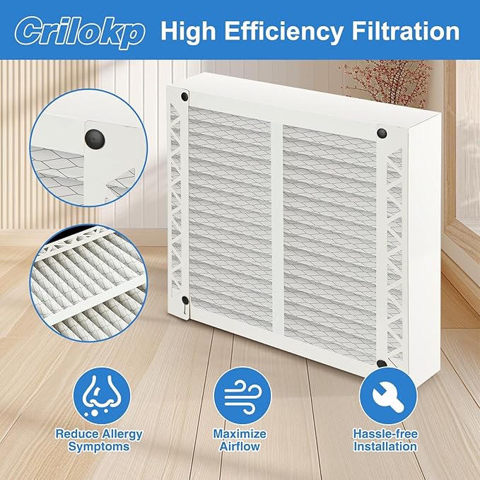 2 Pack 410 Replacement Filter Compatible with AprilAire Whole House Air Purifiers Model 1410, 1610, 2410, 2416, 3410, 4400,Size:16x25x4(15.5" x 27.36" x 3.77") MERV 11 Pleated HVAC AC Furnace Filter
