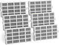 6 PACK W10311524 Refrigerator Air Filter Replacement Compatible With Whirlpool, AIR1, Maytag, Kitchenaid, and Jenn-Air, Replace for Fresh Flow Refrigerator Air Filter