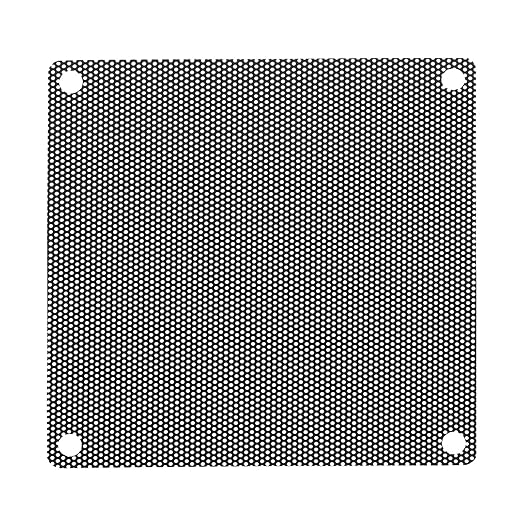 MECCANIXITY 10PCS PC Dust Filter, 90mmx90mm PVC Computer Case Cooler Dustproof Mesh Cover Fan Grills for Computer Chassis Speaker, Black