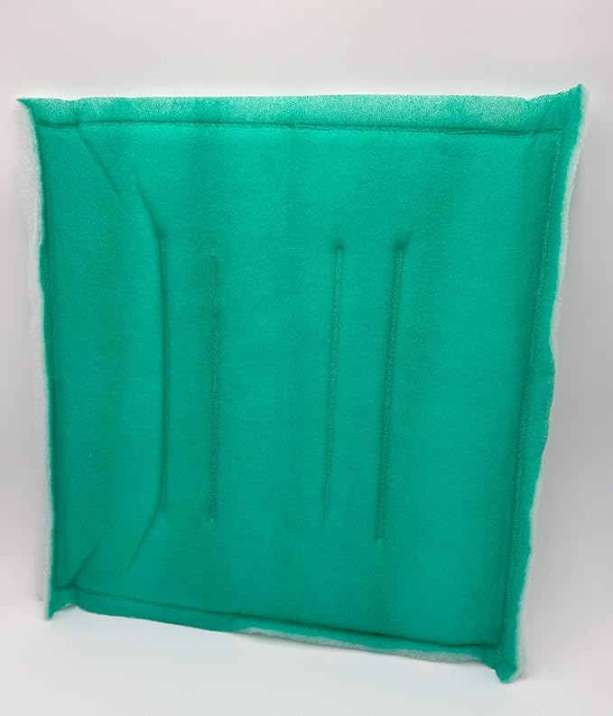 Paint Booth Intake Air Filter Panel, Crossdraft Spray Booth Filter Pad (20/case, 24" x 24")