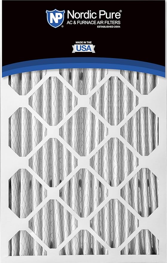 Nordic Pure 16x25x5 (Actual Size: 15 3/4 x 24 3/4 x 4 3/8) Honeywell/Lennox Replacement MERV 14 Air Filters 4 Pack