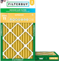 Filterbuy 18x30x2 Air Filter MERV 11 Superior Pet & Allergy Defense (2-Pack), Electrostatic Pleated HVAC AC Furnace Filters Replacement, Made in USA (Actual Size: 17.50 x 29.50 x 1.75)