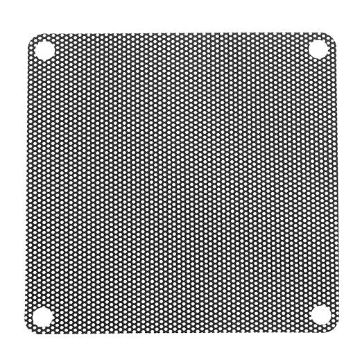 MECCANIXITY 20PCS PC Dust Filter, 80mmx80mm PVC Computer Case Cooler Dustproof Mesh Cover Fan Grills for Computer Chassis Speaker, Black