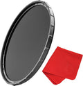 Breakthrough Photography 77mm X2 10-Stop Fixed ND Filter for Camera Lenses, Neutral Density Professional Photography Filter, MRC8, H-K9L Glass, Nanotec, Ultra-Slim, Weather-Sealed