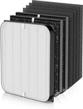 3500 Replacement Filter Compatible with Air Doctor AD3000/AD3500/AD3500i Version Air Purifiers – 1 Premium Filter + 2 Carbon Filters + 4 PreFilters – Compare to Part #ADF3001 ADF3002 ADF3003