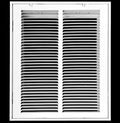 HVAC Premium 12 x 18 Duct Opening Steel Return Air Filter Grille, for 1-inch Filter, Removable Door, Flat Stamped HVAC Vent Cover Grille, Outer Dimensions 14.5 x 20.5