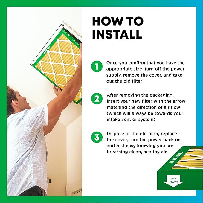 Filterbuy 12x30x1 Air Filter MERV 11 Superior Pet & Allergy Defense (2-Pack), Electrostatic Pleated HVAC AC Furnace Filters Replacement, Made in USA (Actual Size: 11.88 x 29.88 x 0.75)