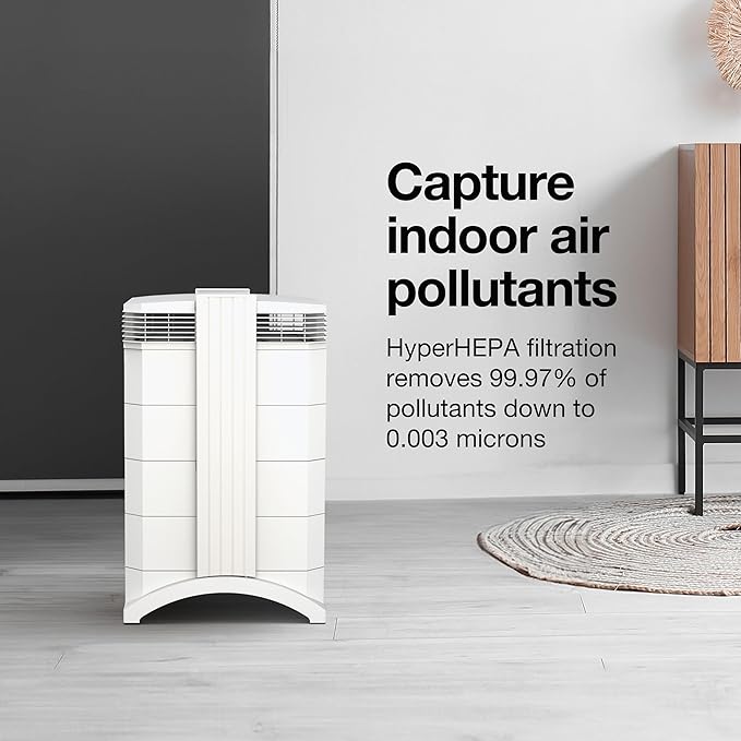 IQAir HealthPro Compact XE Air Purifier - 3-Pack - Compact HyperHEPA Filtration for Spaces up to 3720 sq ft - Allergens, Smoke, Dust, Mold, Pet Dander, Swiss Made, WiFi Enabled