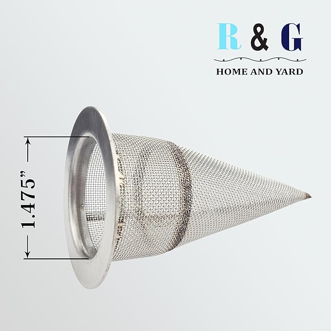 1 PC-Cone-Type Stainless Steel Spark Arrestor Screen 1.625”