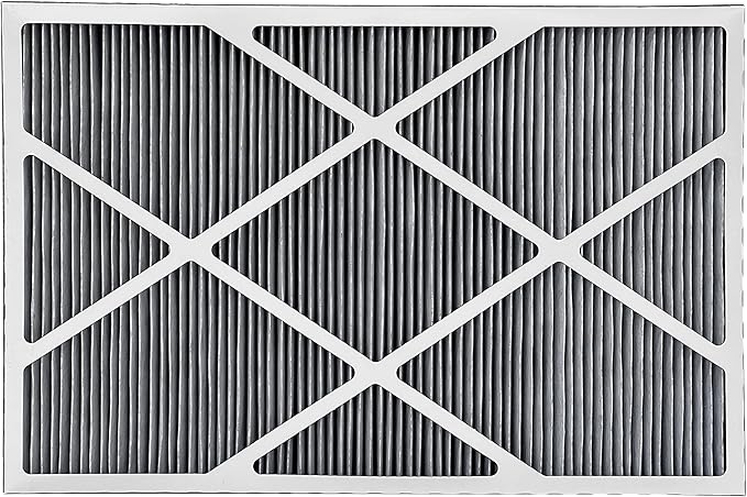 Lennox Healthy Climate X6672 16x25x5 Healthy Climate Carbon-Clean MERV 16 Filter Bundle with Same Day Supply Filter Change Reminder Magnet (5-Pack)
