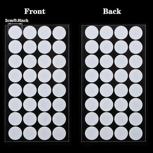 Zonon 64 Pieces Synthetic Filter Paper Stickers 20 mm 0.3 ?m Synthetic Filter Disc Tape Mushroom Applied Under Wide Mouth Mason Jar for Mushroom Cultivation
